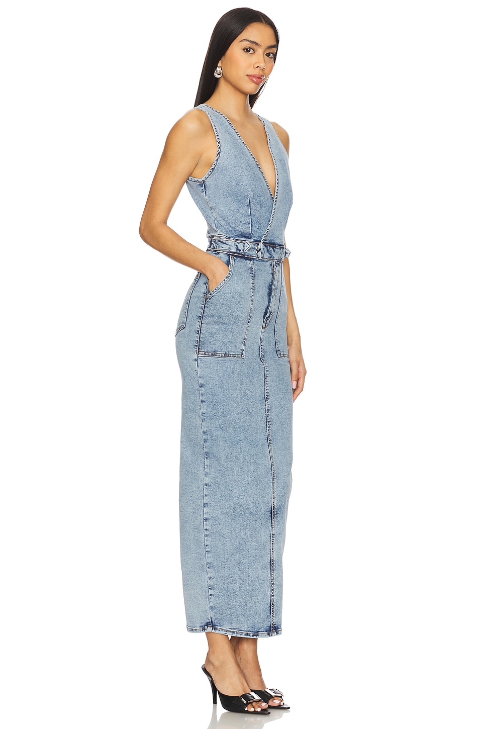 Fit For Success V-neck Maxi Dress - luluinthesky