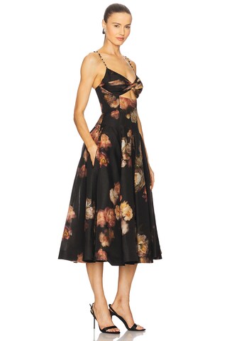 Twist Front Midi Dress - luluinthesky