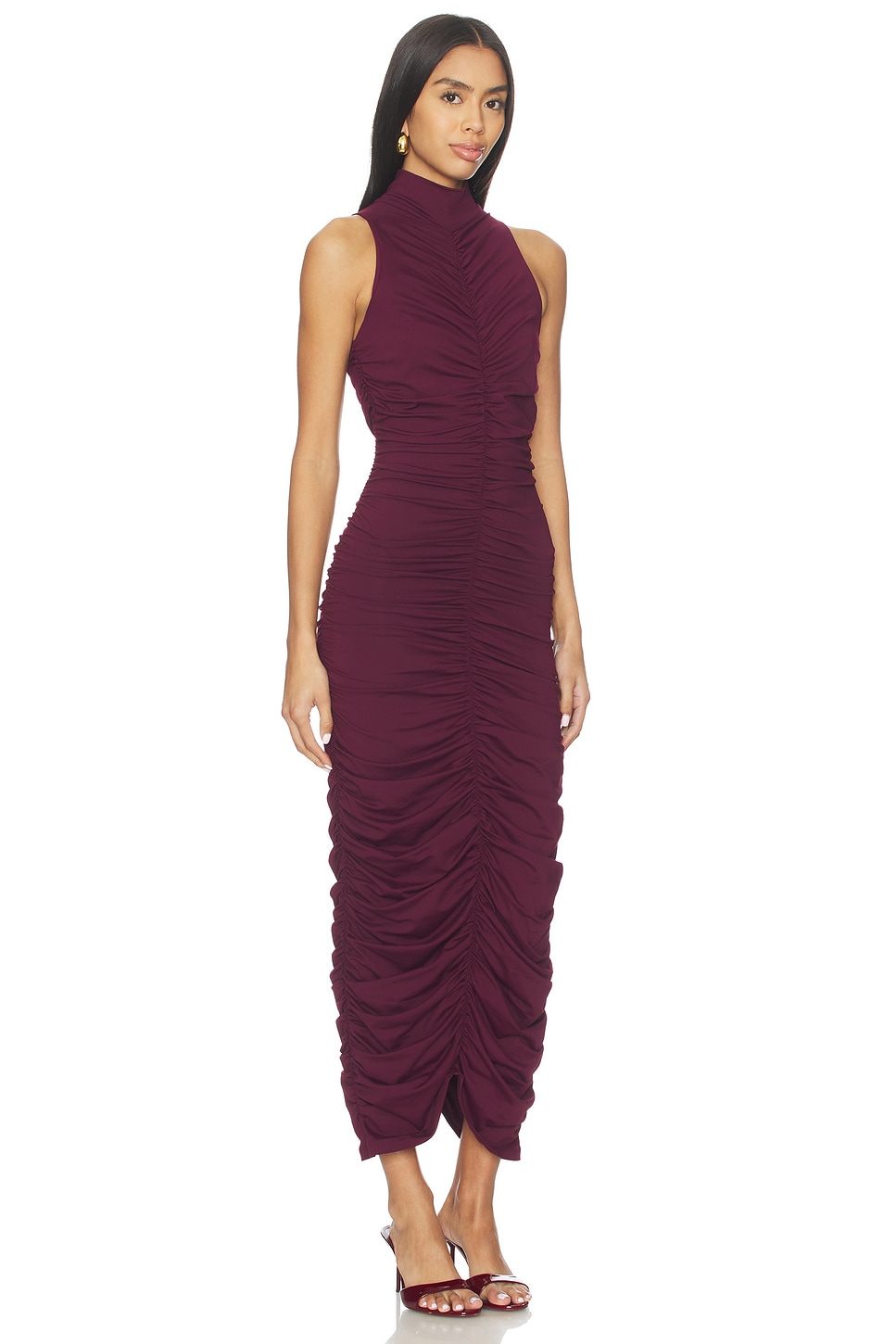 Carryover Gathered Mocked Center Dress - luluinthesky