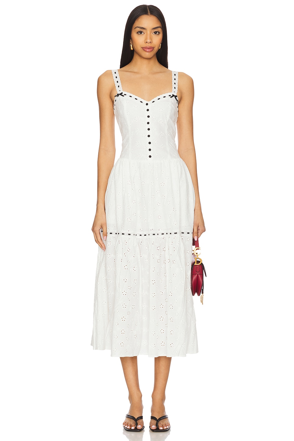 X Bella Hadid Bishop Maxi Dress - luluinthesky