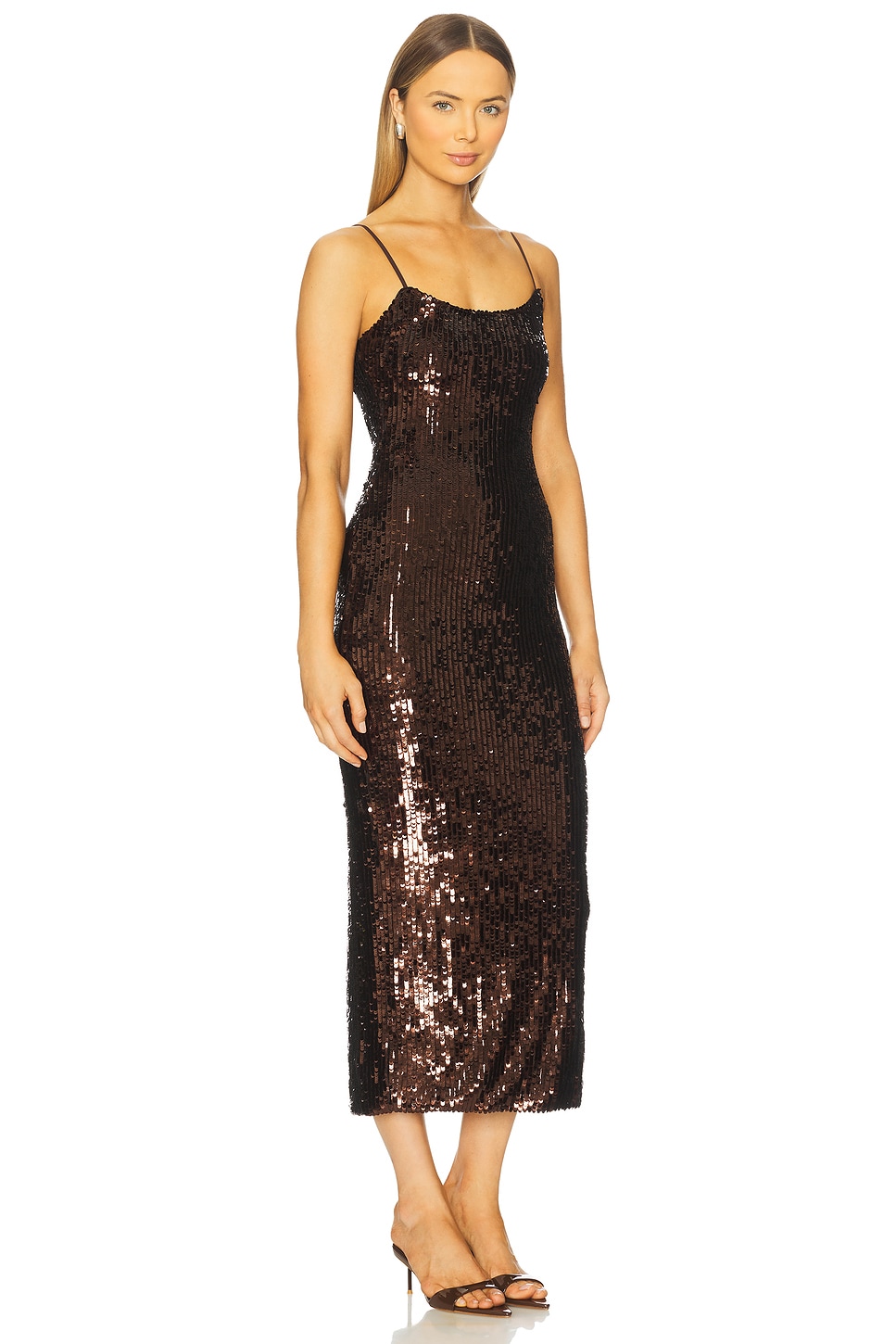 Anette Sequin Midi Dress - luluinthesky