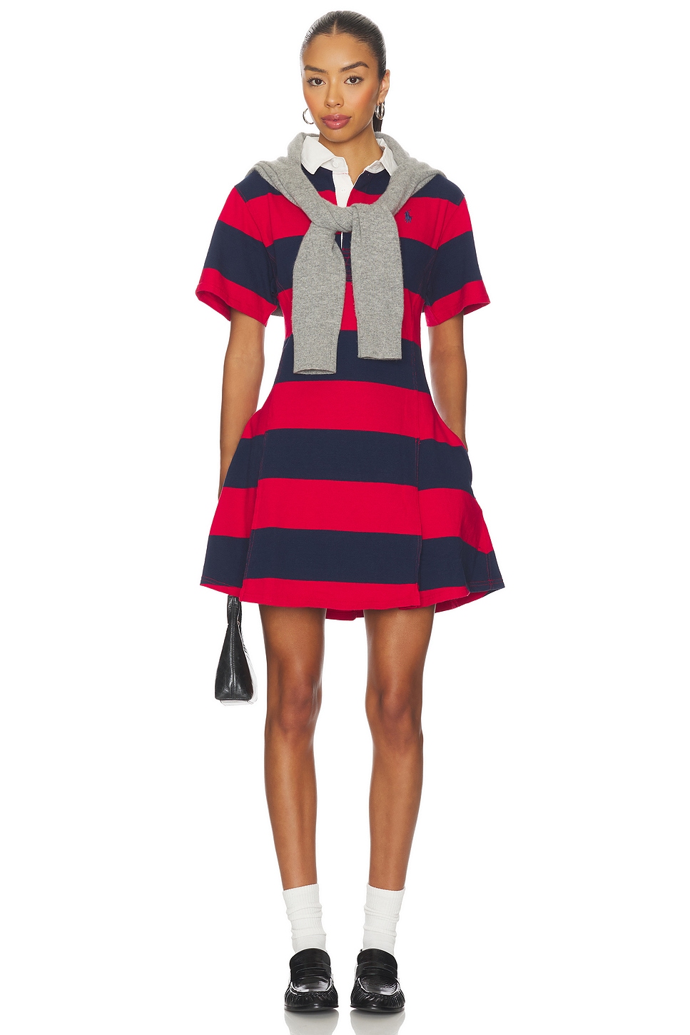 Striped Cotton Jersey Rugby Dress - luluinthesky