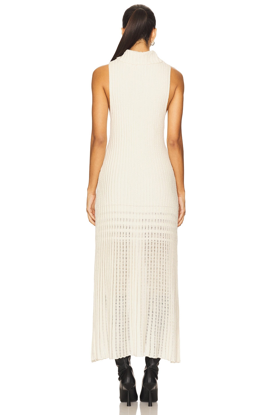 Harley Sweater Maxi Dress In Ivory - luluinthesky
