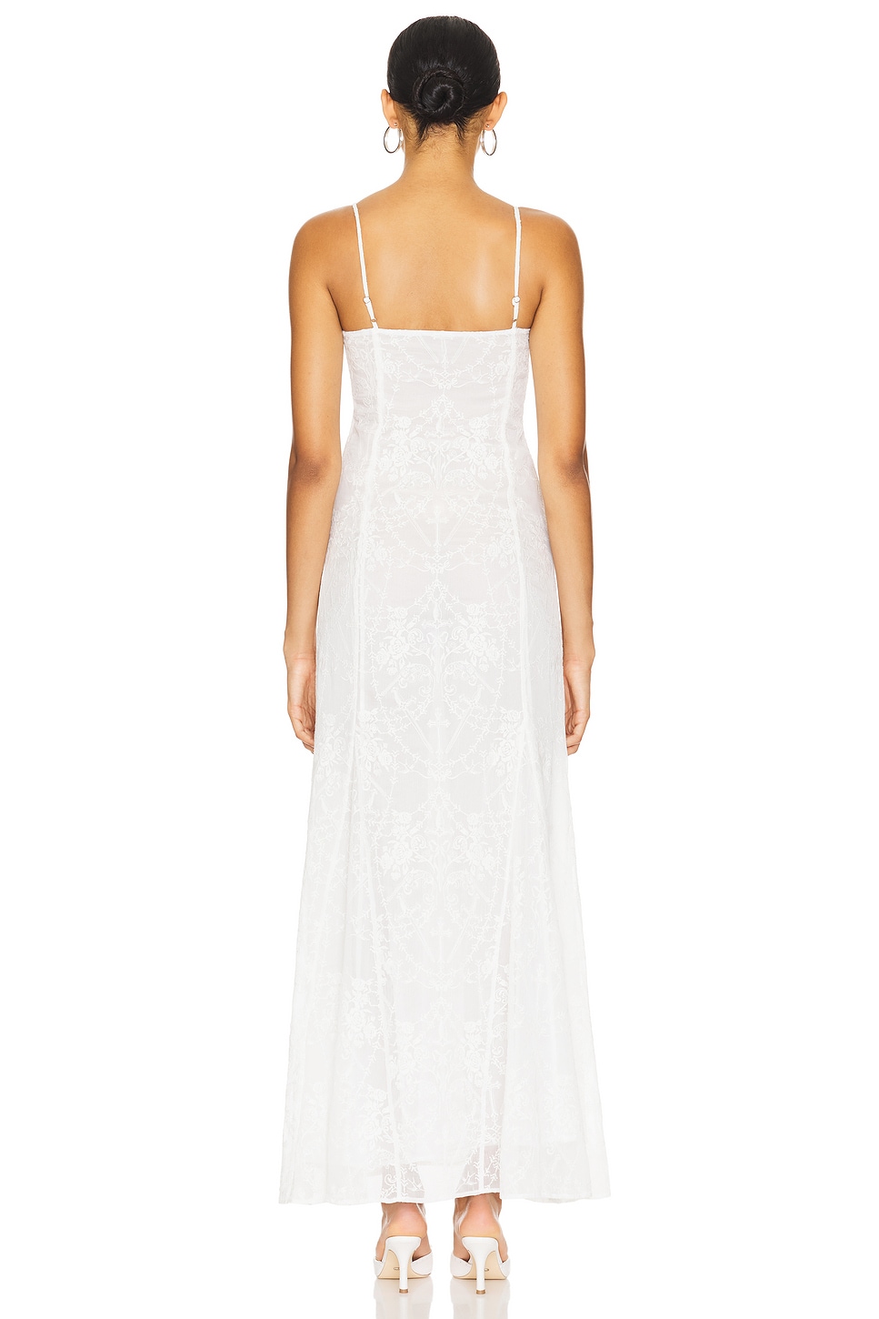 Caesarea Embroidered Maxi Dress - luluinthesky