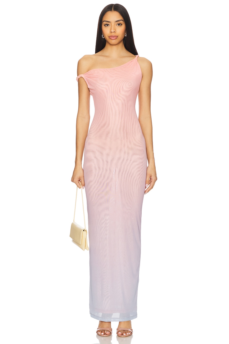 Mesh Twist Maxi Dress - luluinthesky