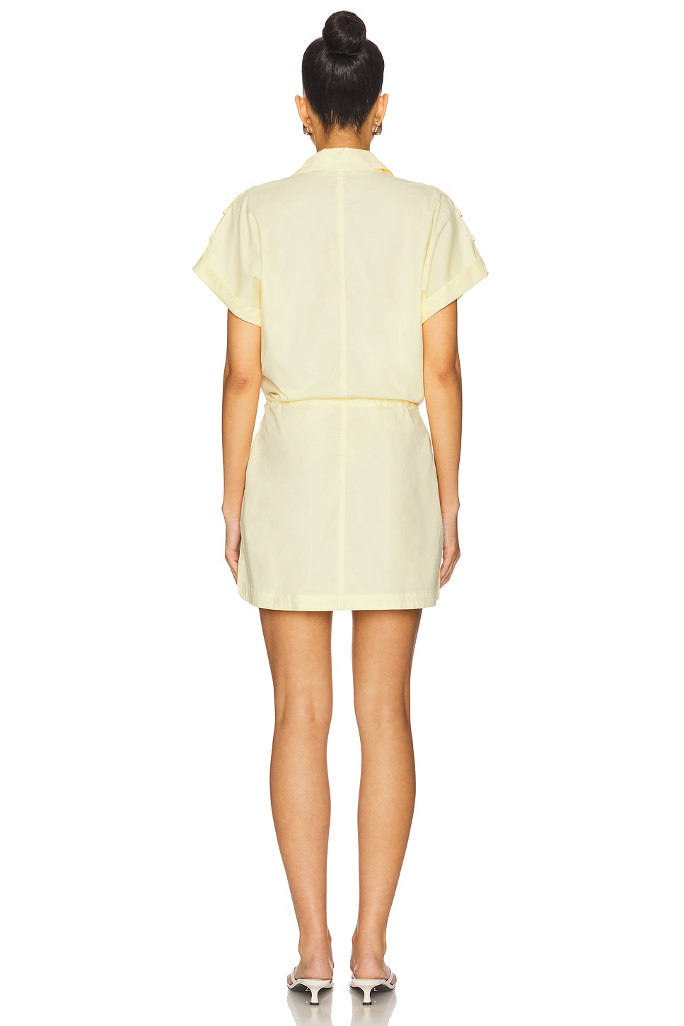 Meg Short Sleeve Zip Front Dress - luluinthesky