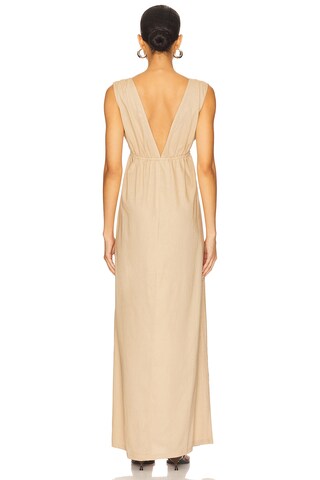 Calli Ruched Front Tie Dress - luluinthesky