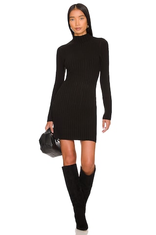 Turtleneck Midi Dress - luluinthesky