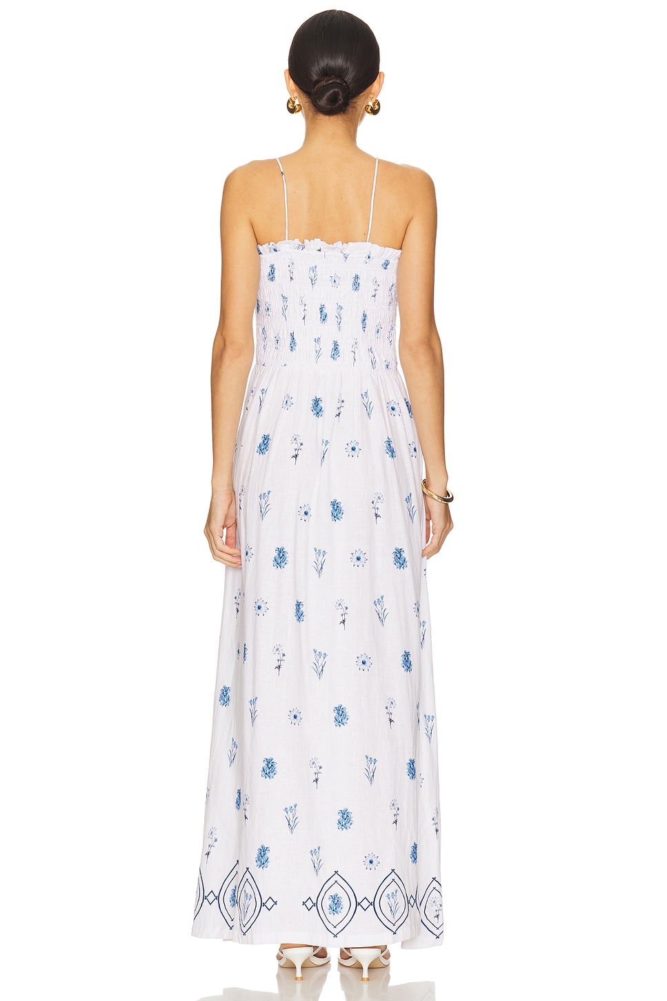 Shirred Maxi Dress - luluinthesky