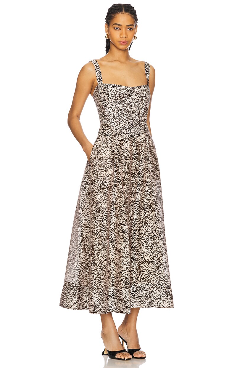 Lilah Corset Midi Dress - luluinthesky