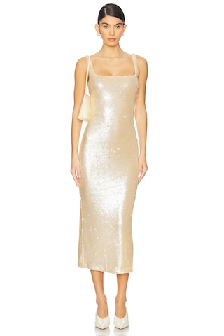 by Marianna Ceci Sequin Midi Dress - luluinthesky