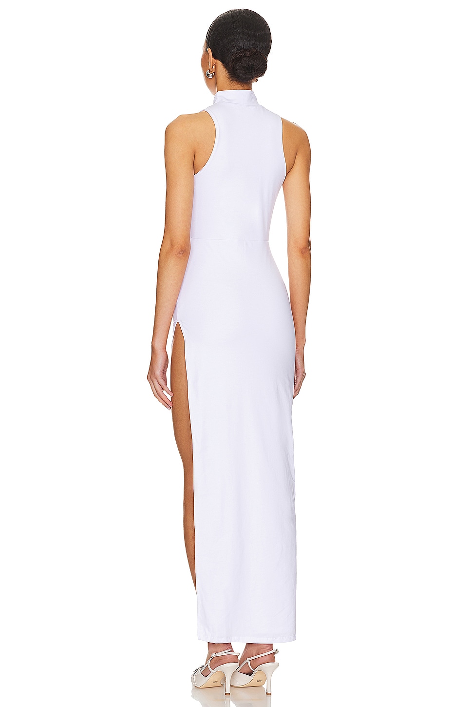Janet Slit Midi Dress - luluinthesky