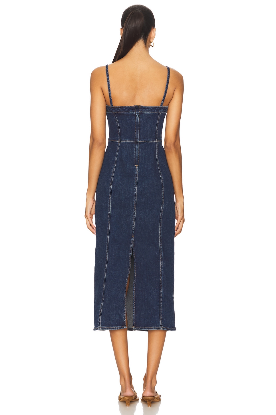 Seamed Bustier Dress - luluinthesky