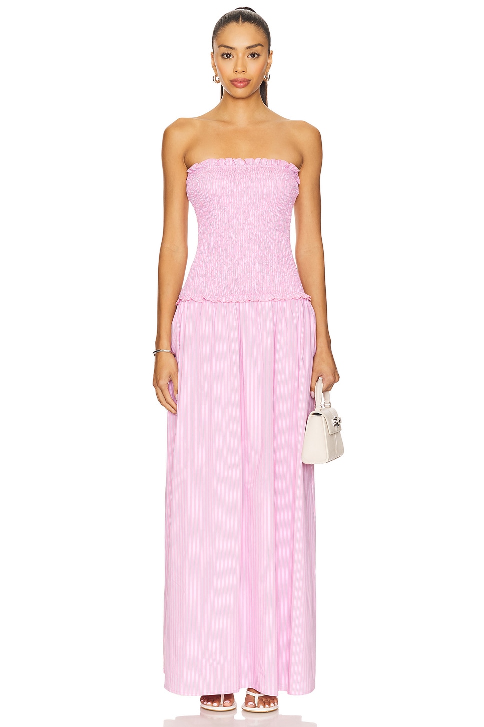 Izabella Strapless Maxi Dress - luluinthesky