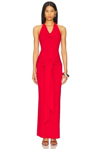 Mariza Halter Maxi Dress - luluinthesky