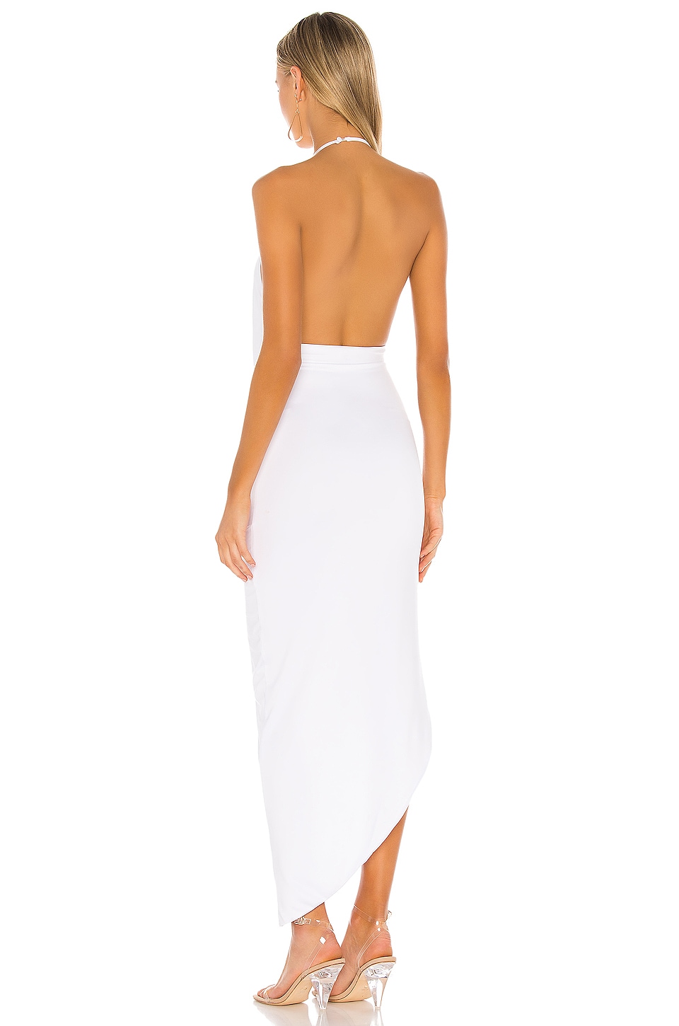 Mia Drape Slit Dress - luluinthesky