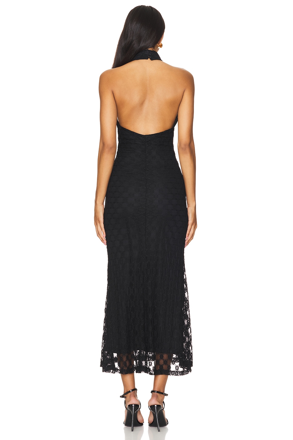 Ola Lace Midi Dress - luluinthesky