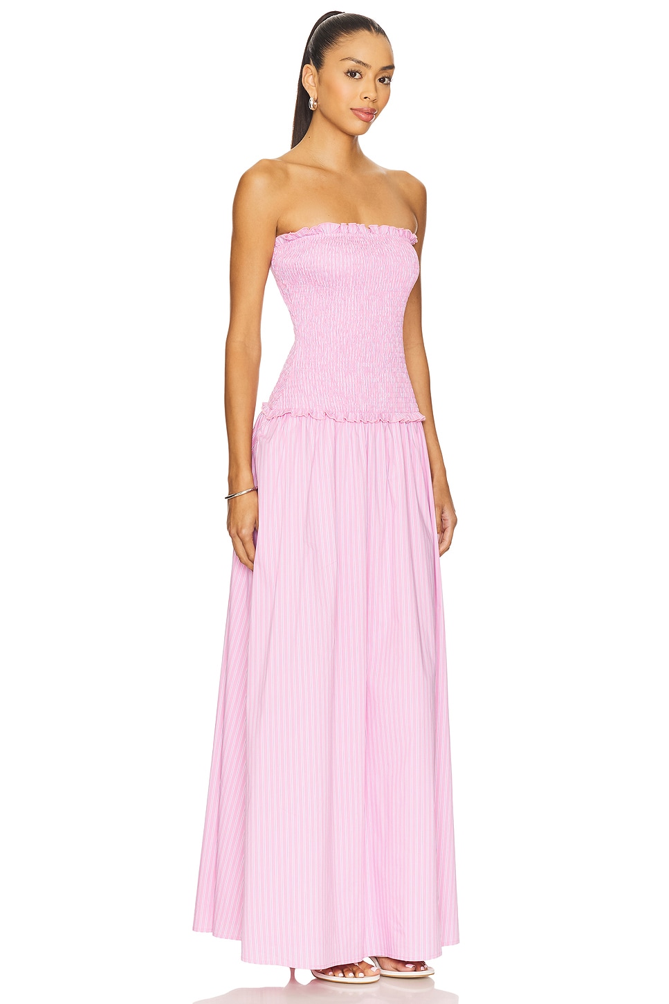 Izabella Strapless Maxi Dress - luluinthesky