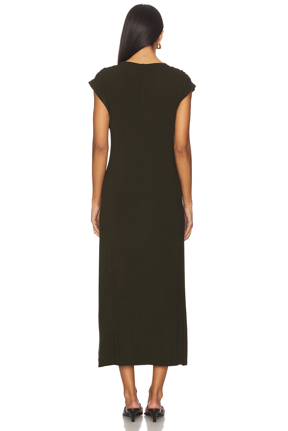 Draped Cowl Neck Dress - luluinthesky