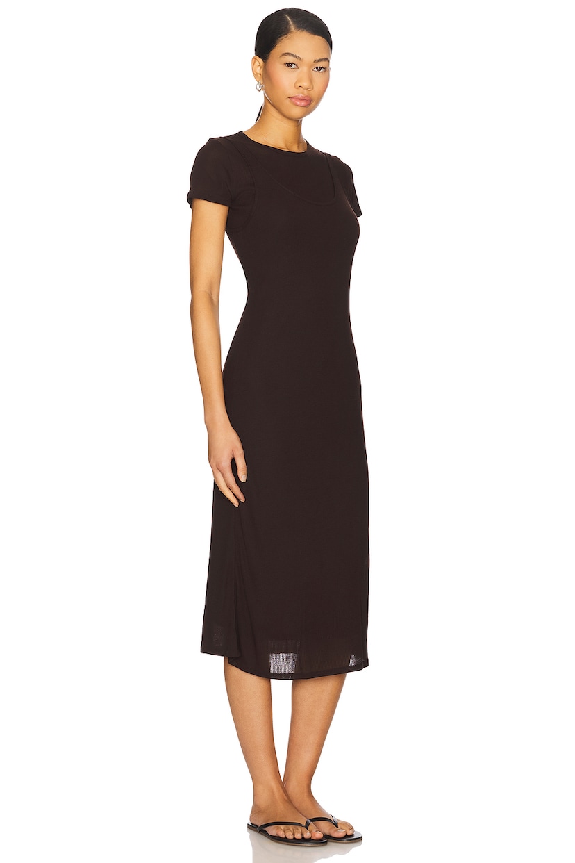 Rozzi Double Layer Tee Dress - luluinthesky