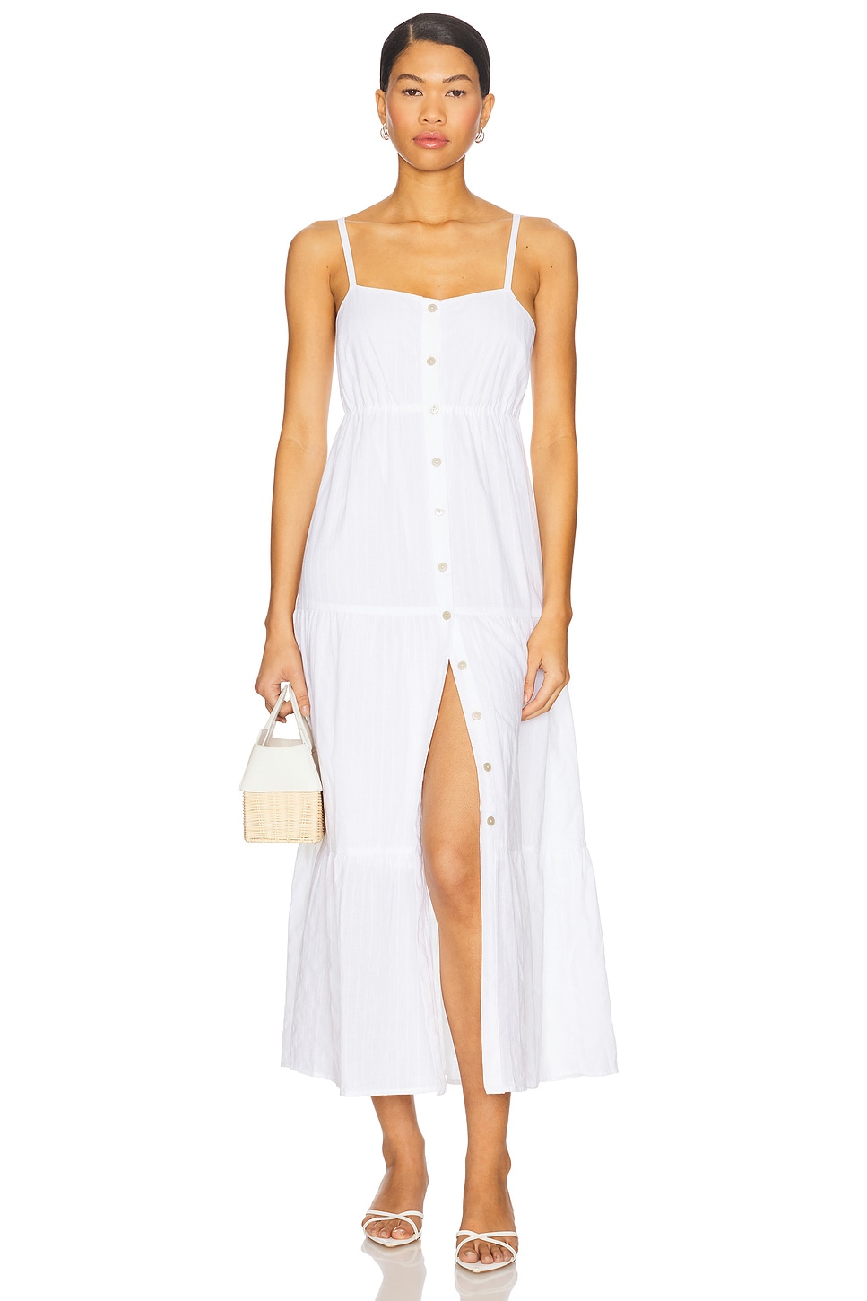 Picot Tiered Dress - luluinthesky