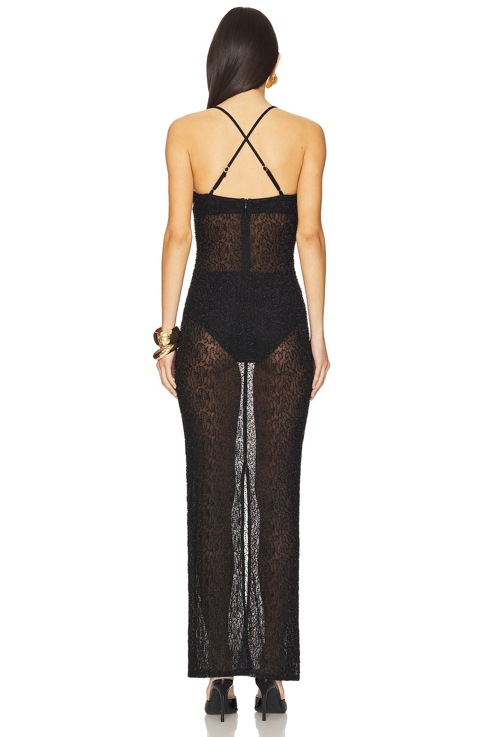 x REVOLVE Amelie Embellished Maxi Dress - luluinthesky