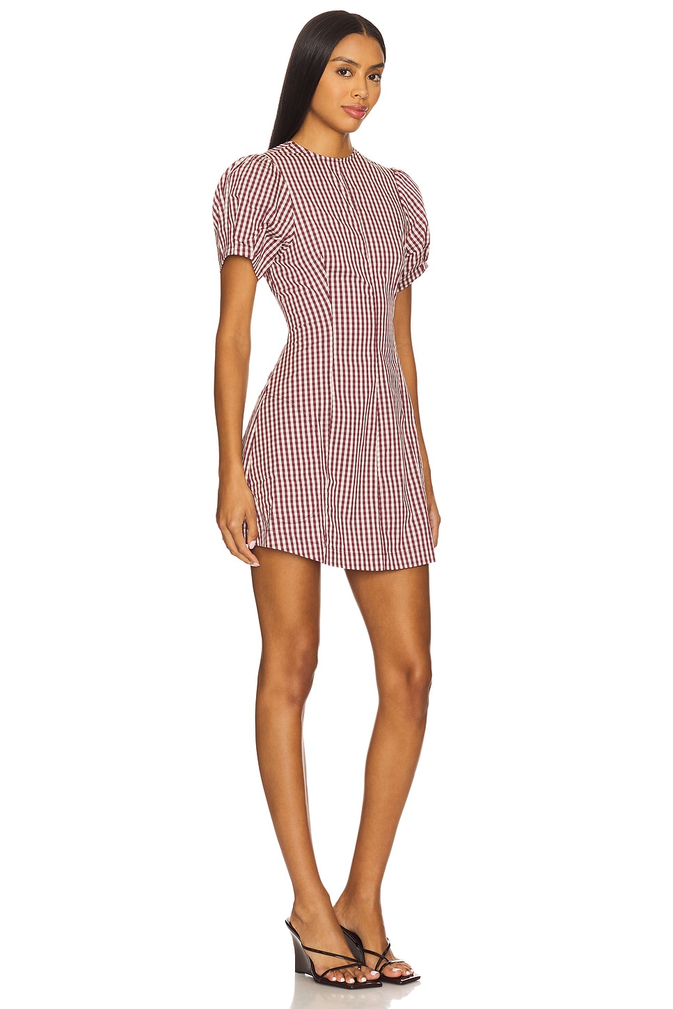 Puff Sleeve Peplum Mini Dress - luluinthesky