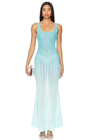 Katrina Mesh Maxi Dress - luluinthesky