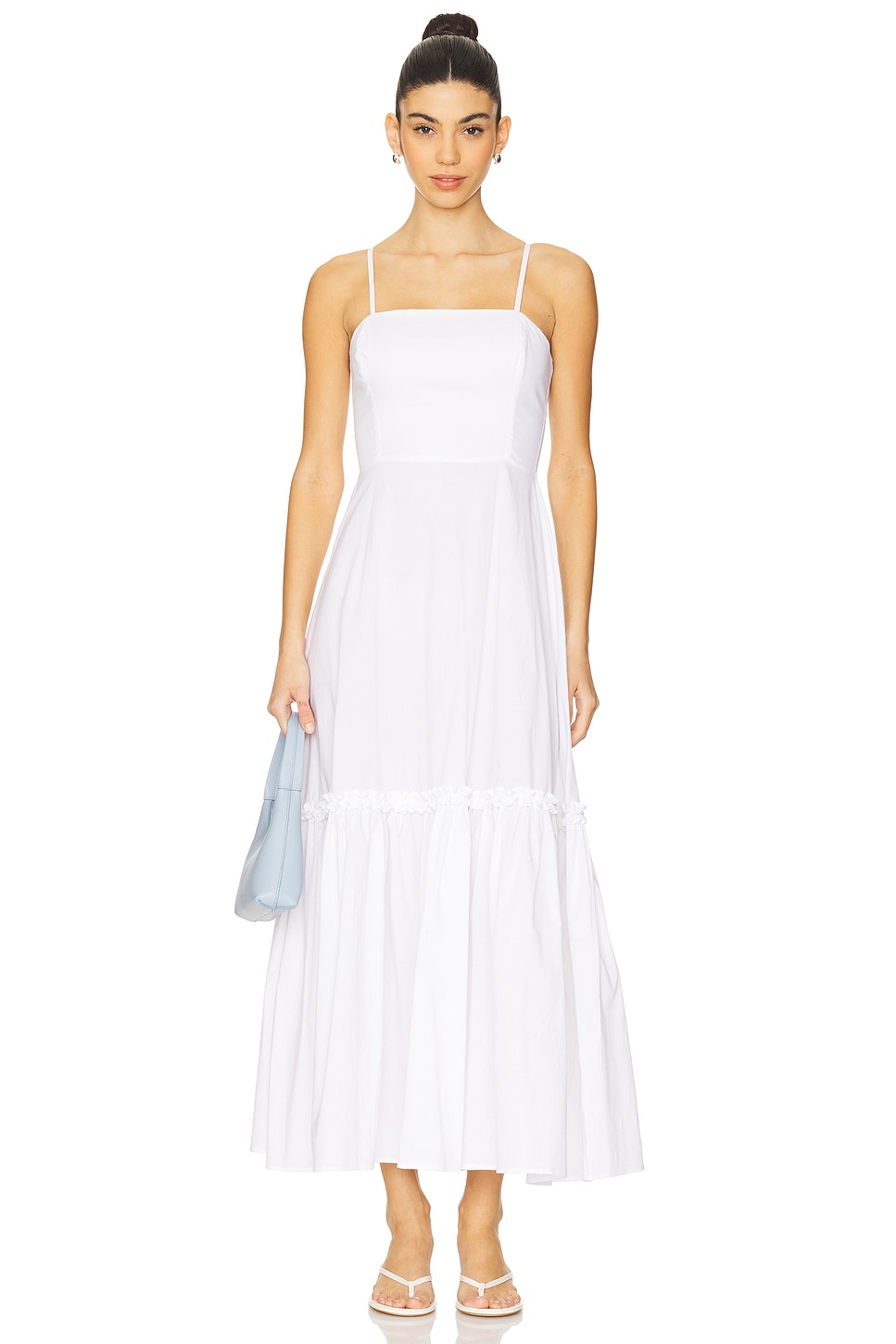 Ruffle Flare Midi Dress - luluinthesky