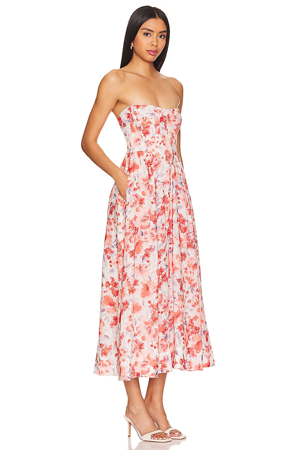 Lola Corset Midi Dress - luluinthesky