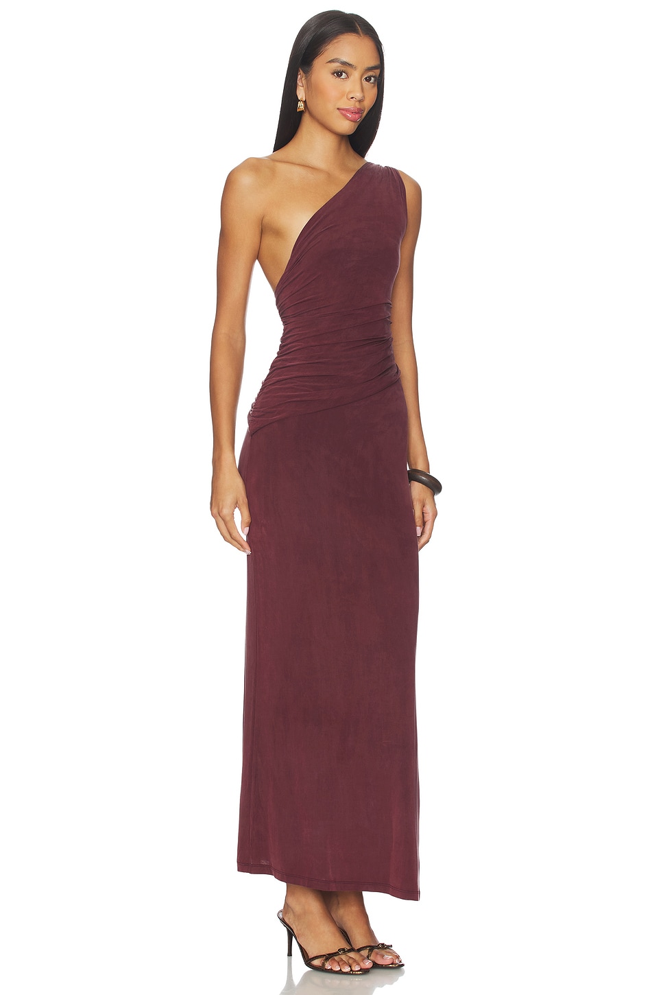 Amelia One Shoulder Maxi Dress - luluinthesky