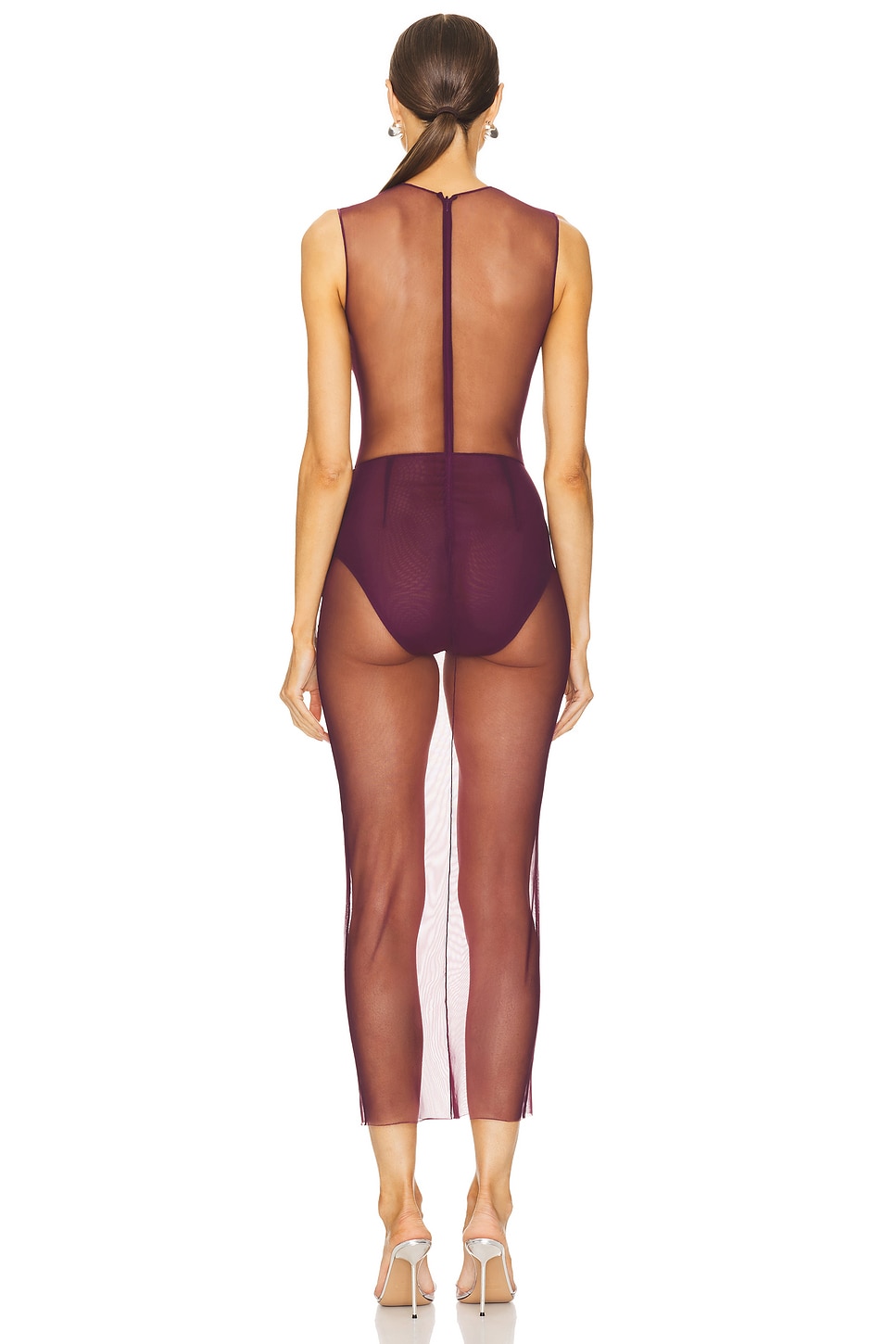 Mesh Maxi Dress - luluinthesky