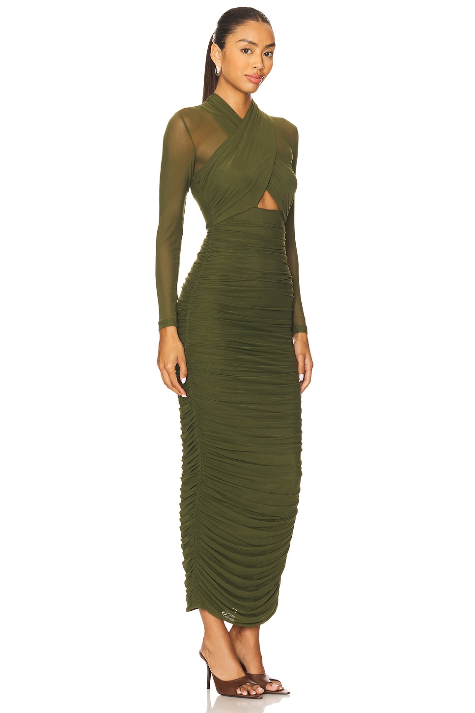 Aliyah Long Midi Dress - luluinthesky