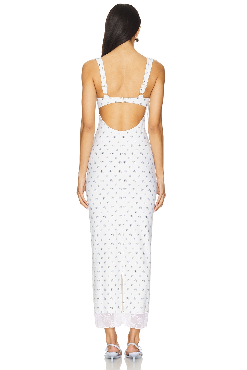 Petal Long Slip Dress - luluinthesky