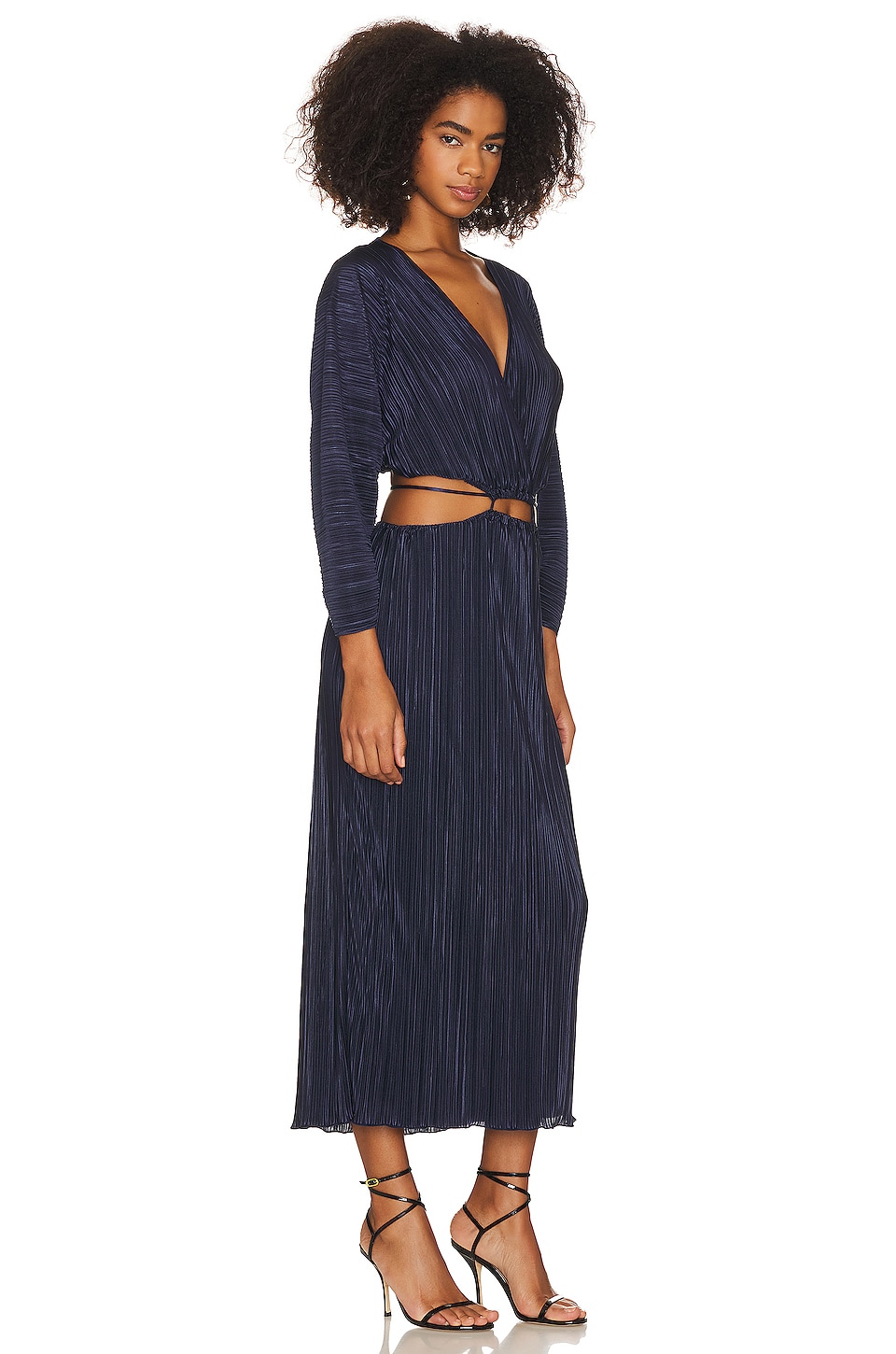 Always Fits Plisse Midi Dress - luluinthesky