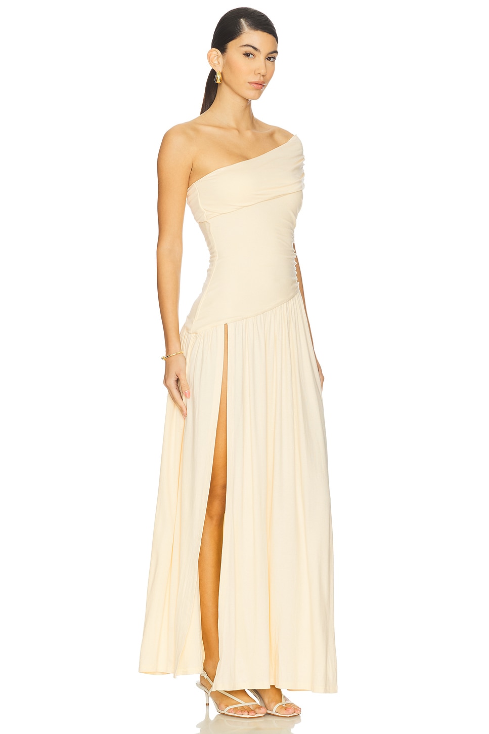 Larsen One Shoulder Maxi Dress - luluinthesky