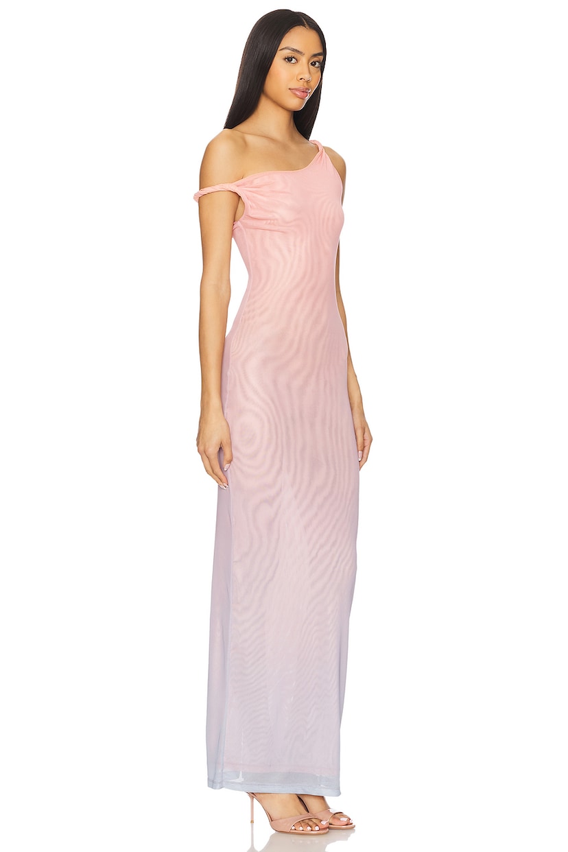 Mesh Twist Maxi Dress - luluinthesky