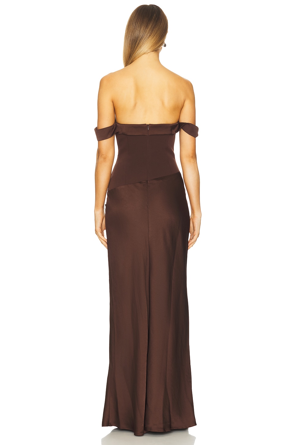 Ebony Off Shoulder Maxi Dress - luluinthesky