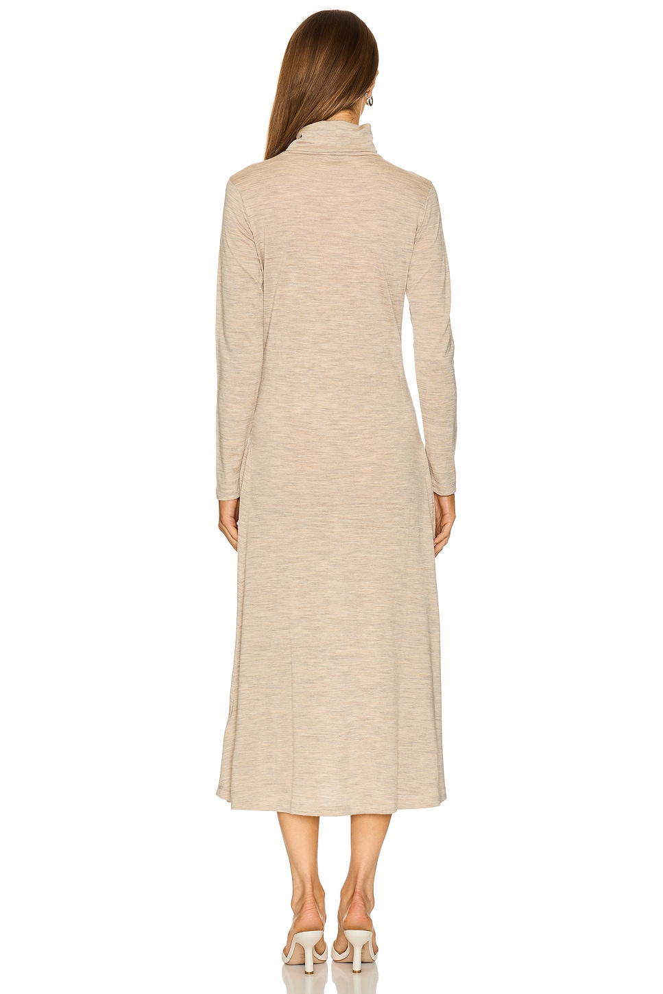 Wool-blend Turtleneck Dress - luluinthesky