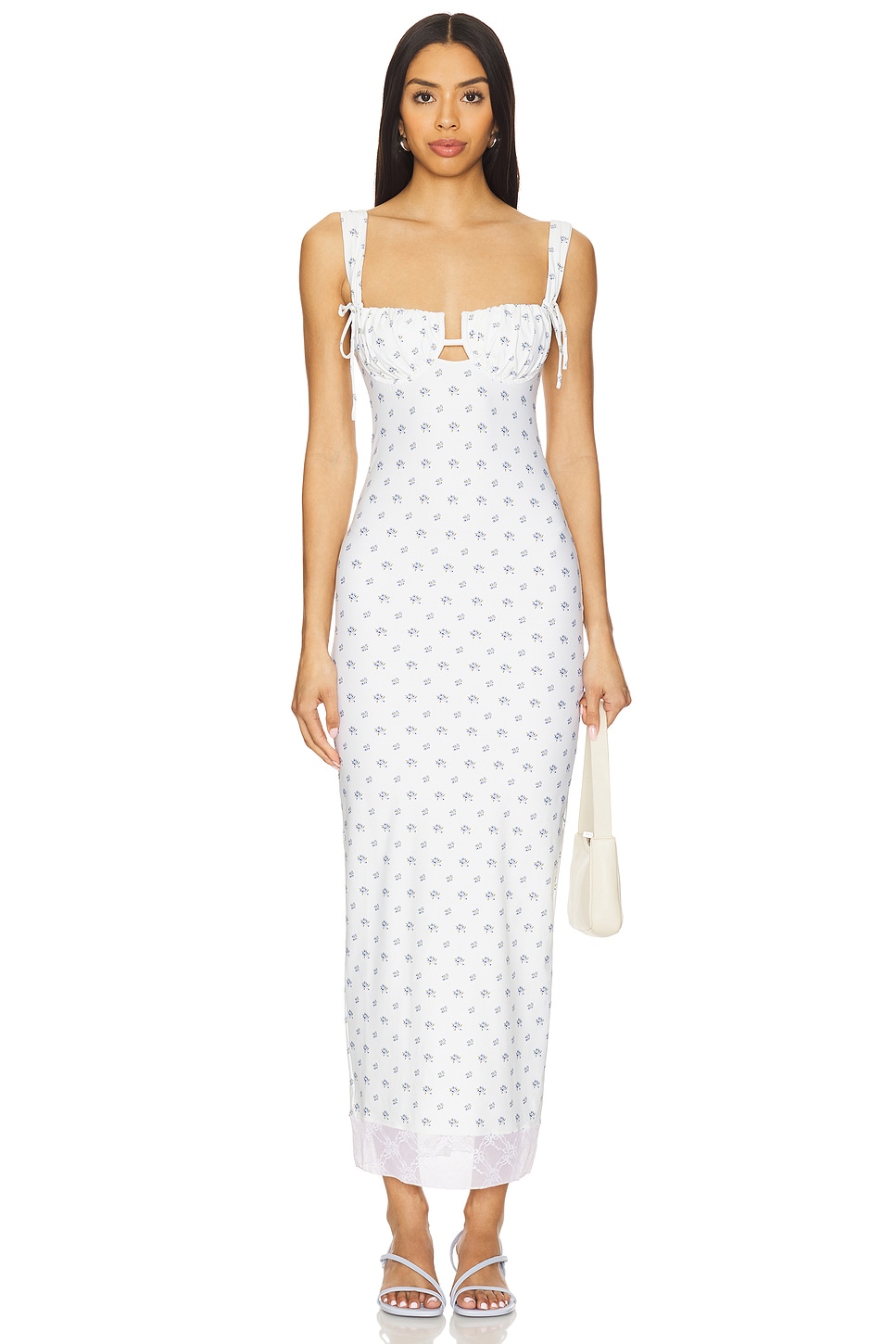 Petal Long Slip Dress - luluinthesky