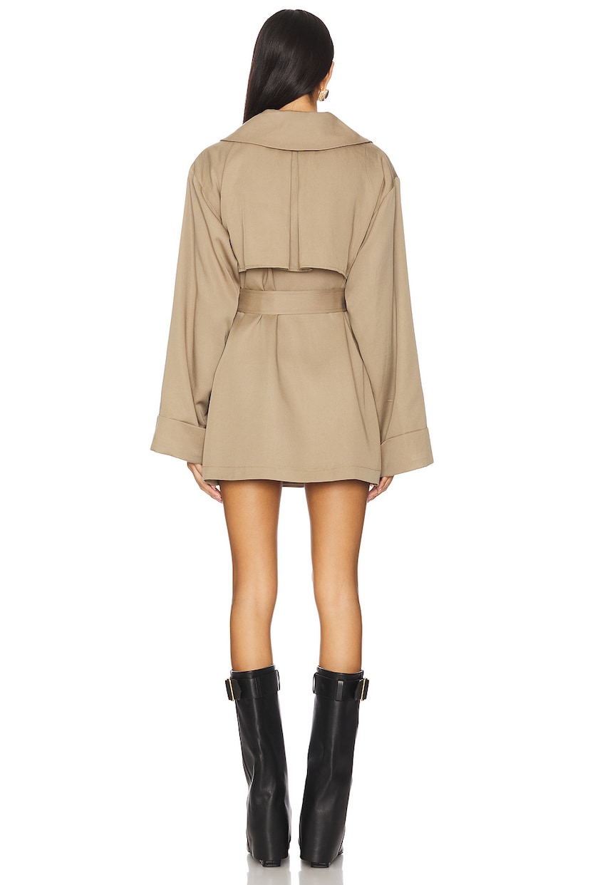 Victoria Mini Trench Dress - luluinthesky