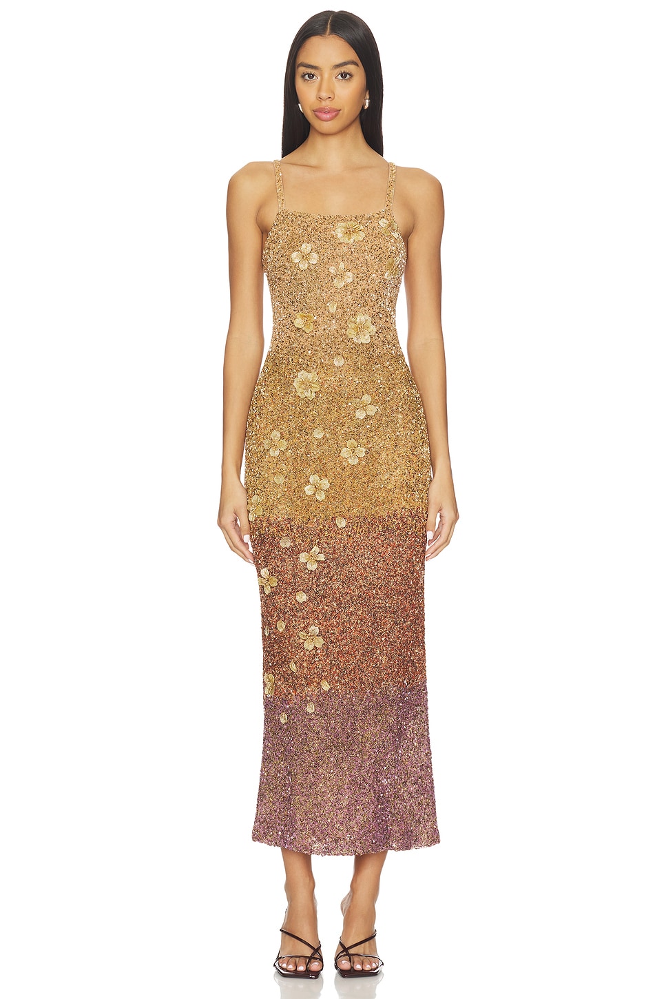 Alessia Sovereign Ombre Midi Dress - luluinthesky