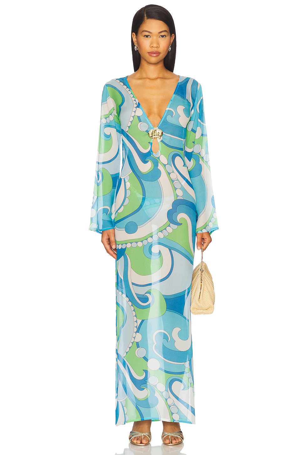 x REVOLVE Flower Maxi Dress - luluinthesky