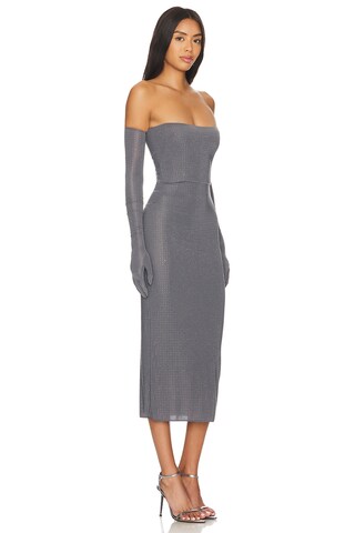 Strapless Crystal Glove Dress - luluinthesky