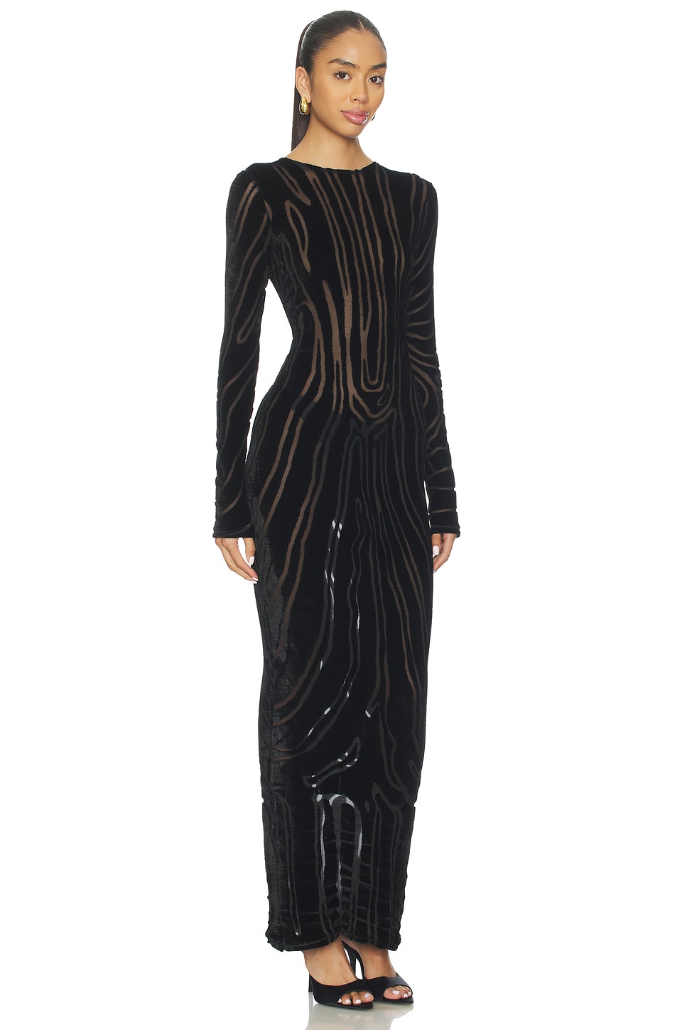 Zebra Bodycon Long Dress - luluinthesky