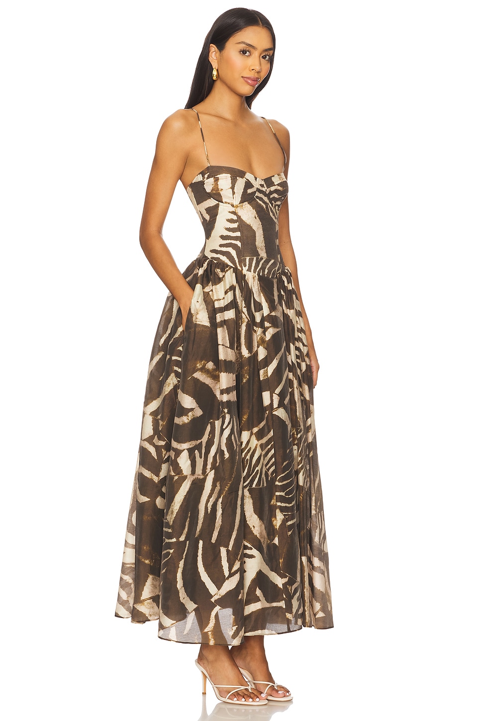 Estie Printed Maxi Dress - luluinthesky