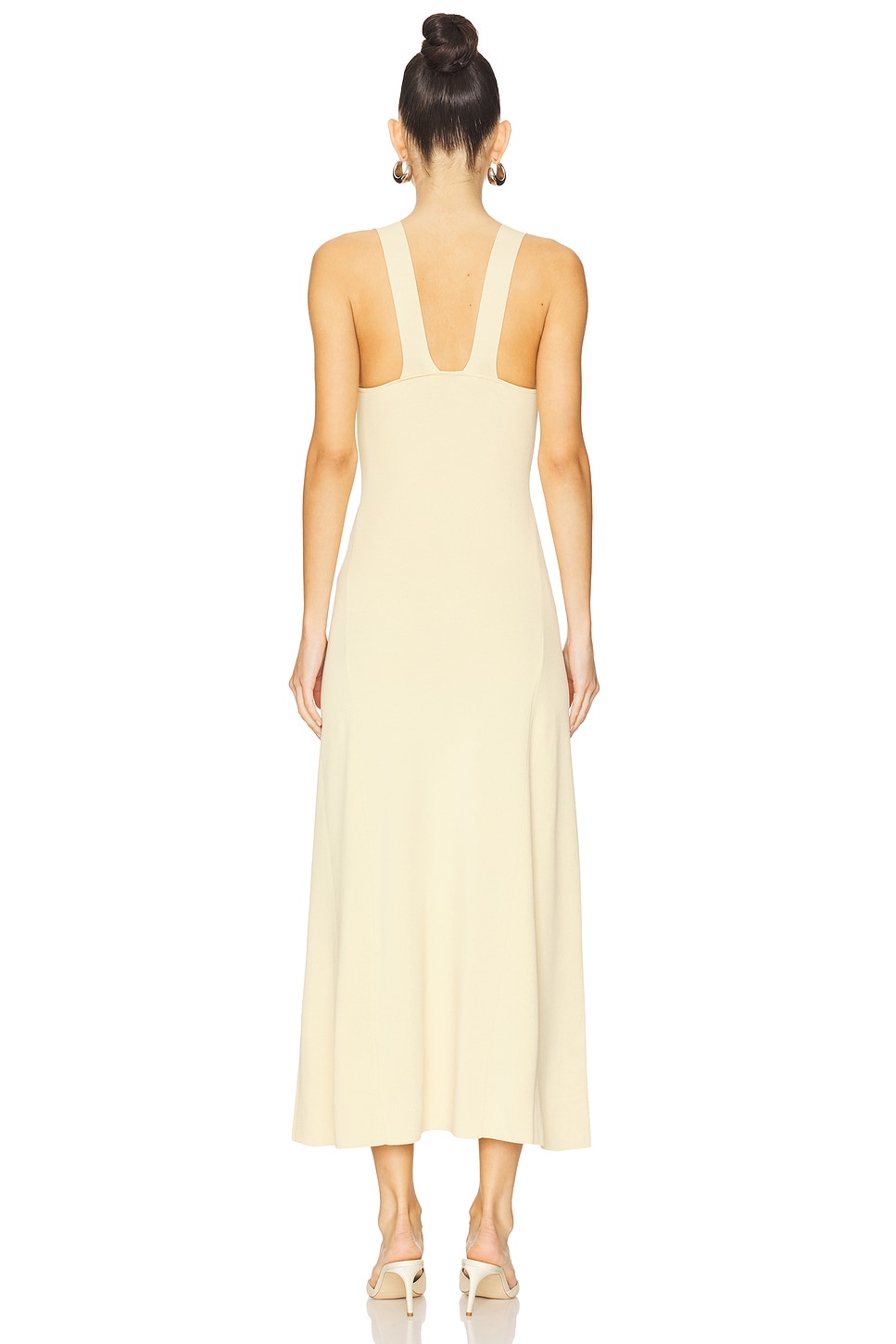 Ruched Strap Midi Dress - luluinthesky