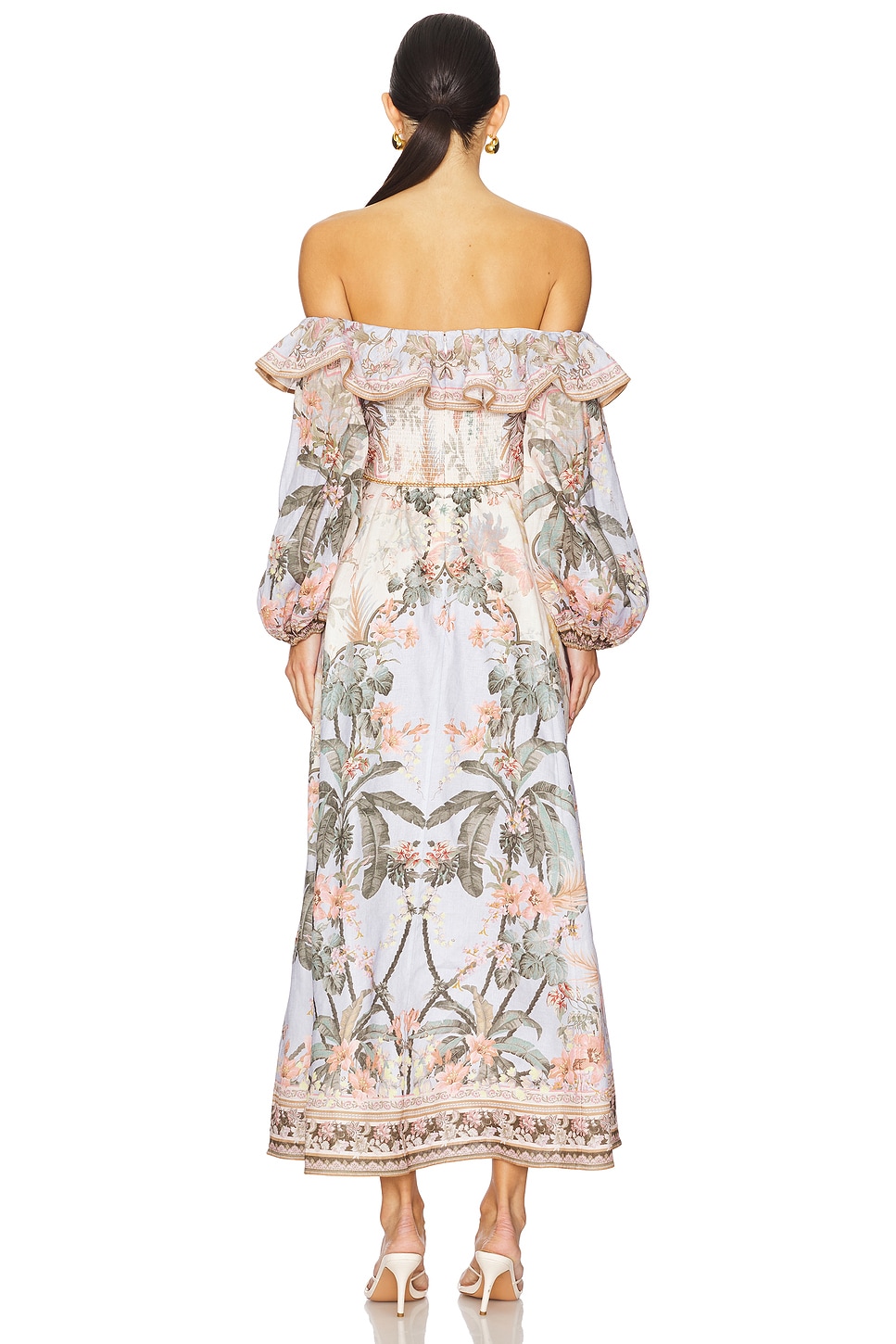 Wylie Off-Shoulder Midi Dress - luluinthesky