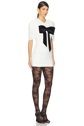 Lace Overlay Shoulder Dress Three-piece Set - luluinthesky