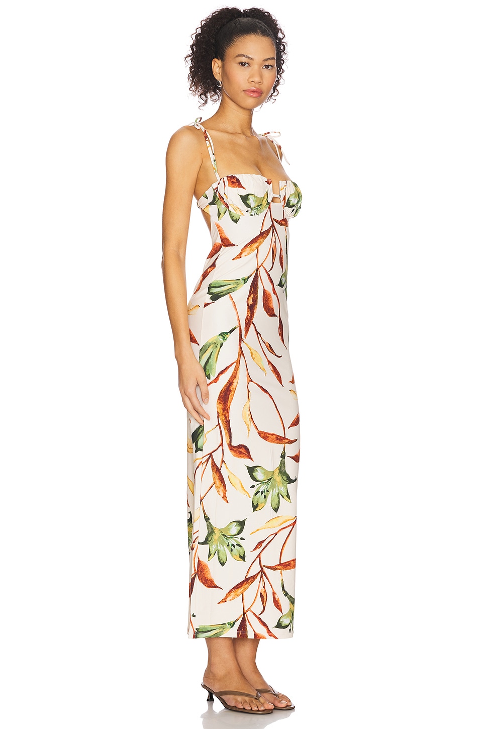 Petal Long Slip Dress - luluinthesky